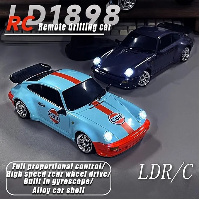LD1898 Porsche 911 1:18 Professional Rc Drift Remote Control Car